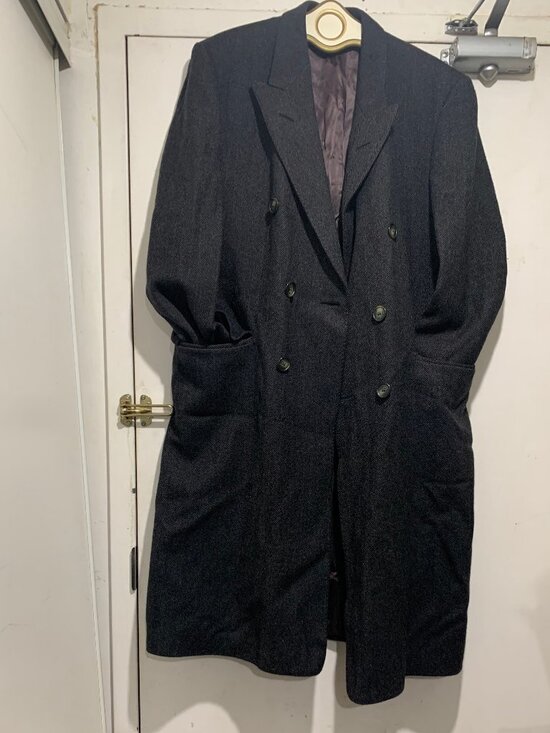 VINTAGE GARVEY'S MEN'S SHOP GENUINE WEST OF ENGLAND WOOL TRENCH COATS SIZE 42/L - Picture 10 of 15